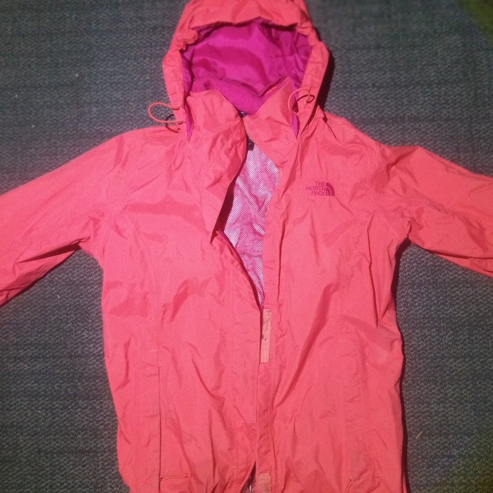 The North Face women's rain coat